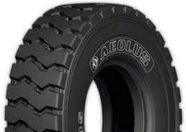 AEOLUS AE35 E-3 haul truck tyre with large block design for anti-wear and side-skidding resistance