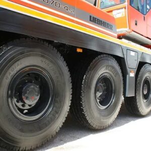AEOLUS high-speed OTR tyres on a articulated dump truck in a quarry operation