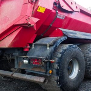 Soil protection tyre from AEOLUS demonstrating reduced ground pressure and larger footprint