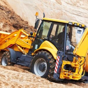 AEOLUS bulldozer tyres on Caterpillar D6 dozer in earthmoving operation